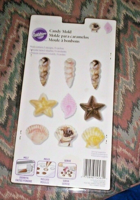 Wilton Candy Mold-sea side theme