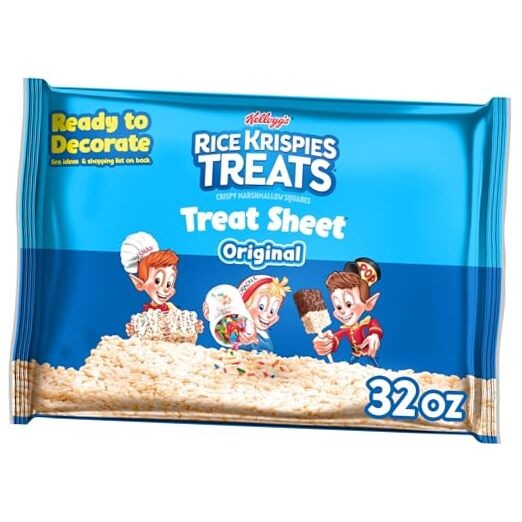 Marshmallow Treat Sheet, Kids Snacks, Baking Project, 2 Pound (Pack of 1)