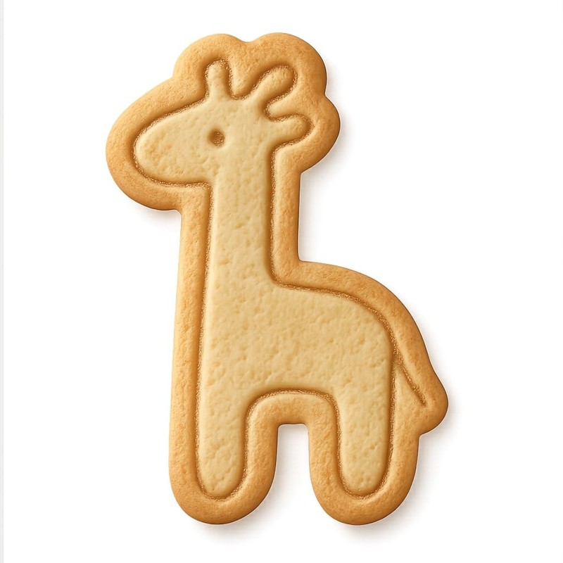 Giraffe with Long Neck Cookie Cutter & Stamp - 4x2.5 Fun Kitchen Baking gallery