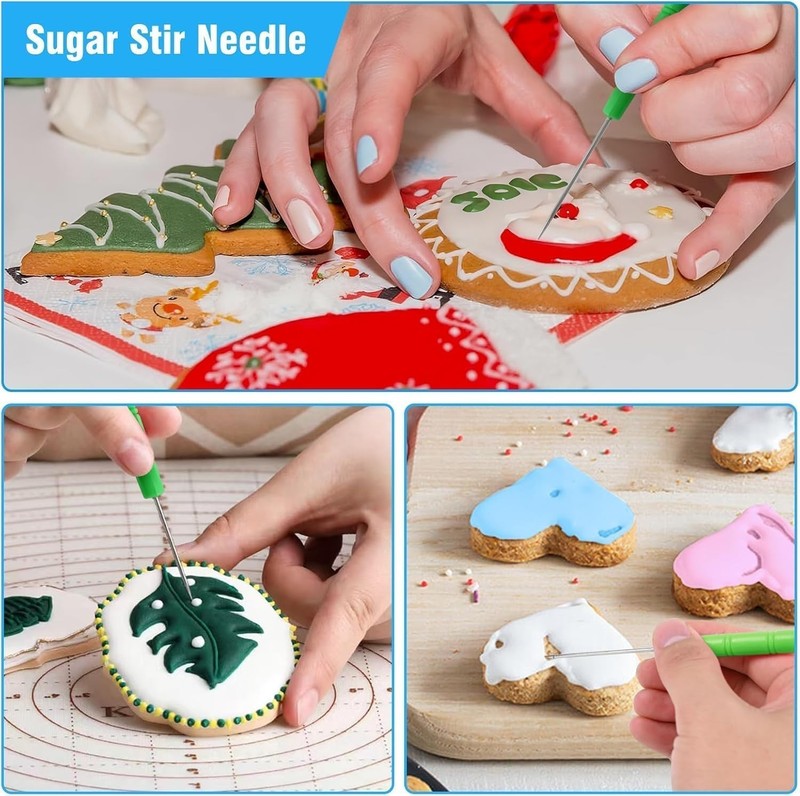 Piping Bags and Tips Set - 100pcs Disposable Piping Bags, 12 Inch Icing Bags,... gallery
