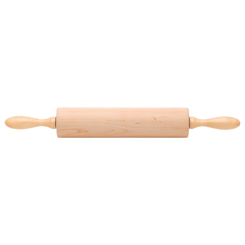 Ateco 12275 Professional Rolling Pin 12-Inch Barrel Made Of Solid Rock Maple