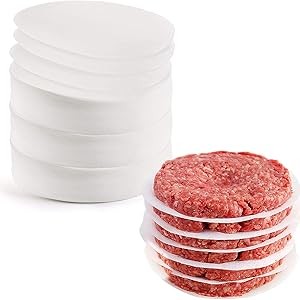 1500pcs Hburr Patty Paper, 4.5IN Non-Sti Wax Papers, Round gallery