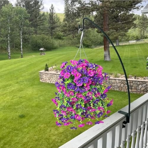 Artificial FlowersPcs Fake Hanging Flowers for 2 Purple Blue & Purple Red gallery