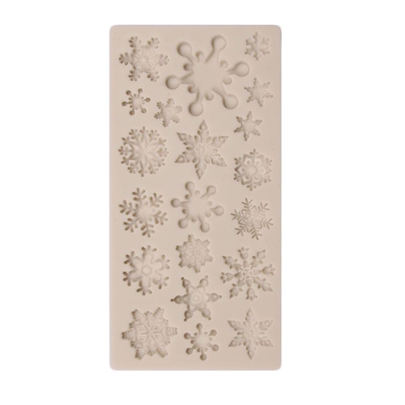 Snowflake Fondant Mold Silicone Baking Mold Chocolate Dessert Molds Cake gallery