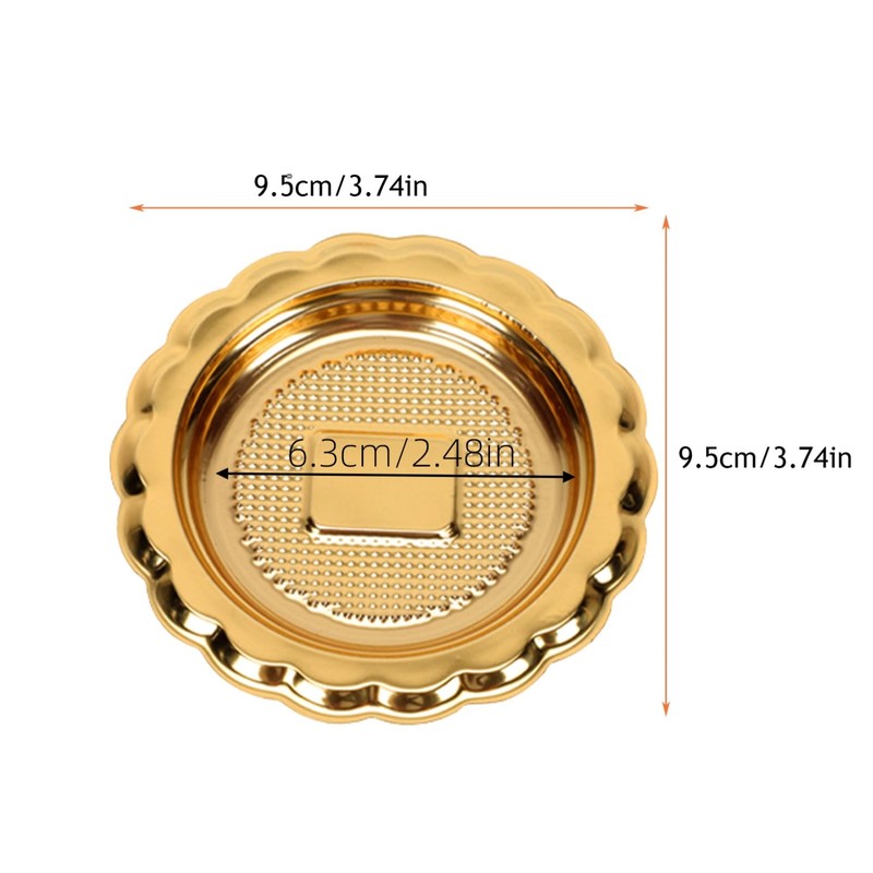 20PCS Mini Cake Boards Mousse Cupcake Base 3 inch Gold Mousse Cake Boards Pla... gallery