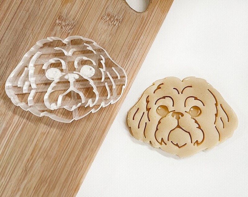 Shih Tzu Cookie Cutter, Dog Cookie Cutter, Clay Cutter, Cookie Stamp