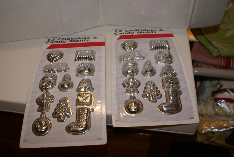Chocolate Molds Metal Molds for Cookies, Crafting and Candy FOX RUN CRAFTSMAN