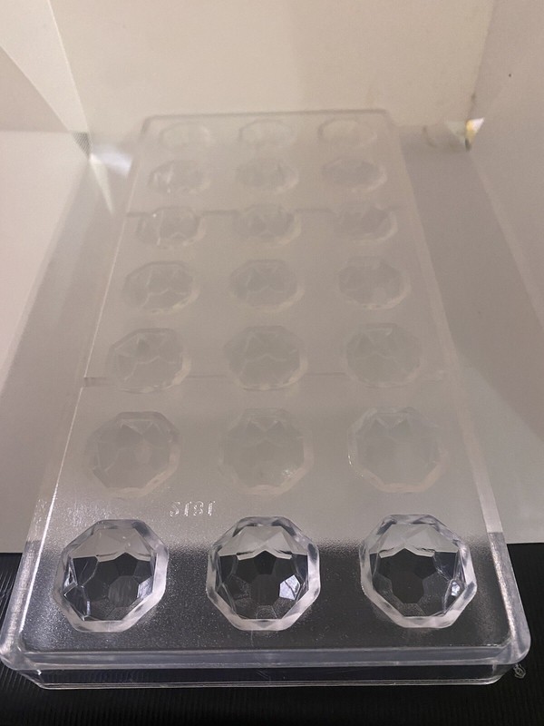 Polycarbonate Chocolate Mold Polycarbonate Chocolate Mould Diamond Bon Bon gallery