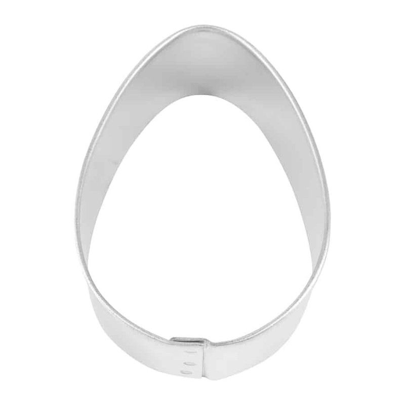 Easter Egg Cookie Cutter 2.5” Metal