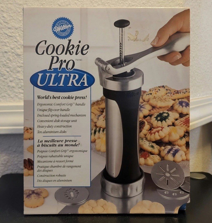 Wilson Cookie Pro Ultra World’s Best Cookie Press Stainless Steel 10 Shapes NEW!