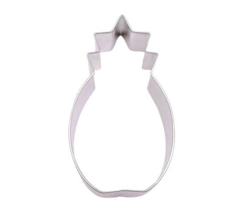 Pineapple 4” Cookie Cutter Metal