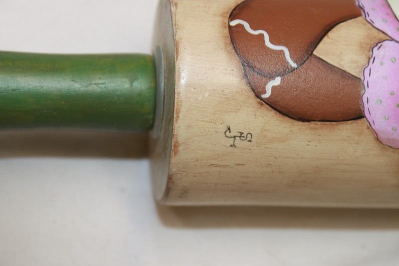 Ginger Bread Themed (Gingerbread Kisses) Wood Rolling Pin gallery