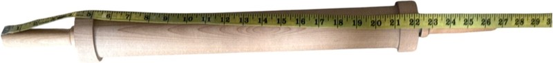 Large Birch Wood Rolling Pin/Spinning Roller For Crafts Or Baking - 27 Inches gallery