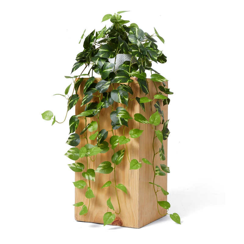Cadnly Realistic Artificial Plants Indoor In Pot Green Faux Hanging Plants