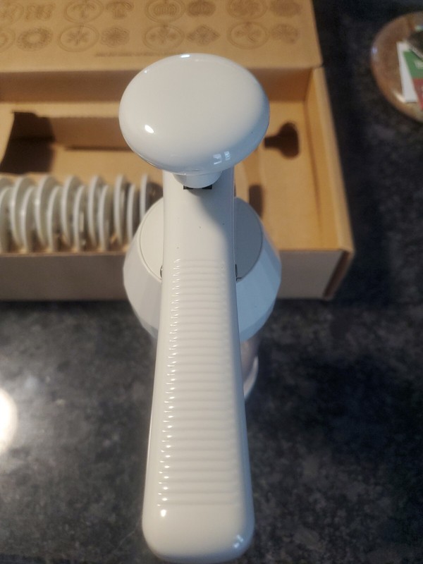 Pampered Chef Cookie Press #1525 In Box White With 16 Discs gallery