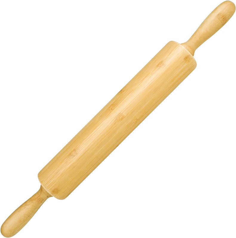 17.5 Inch Wooden Rolling Pin for Baking – Long Dough Roller for All Baking Needs