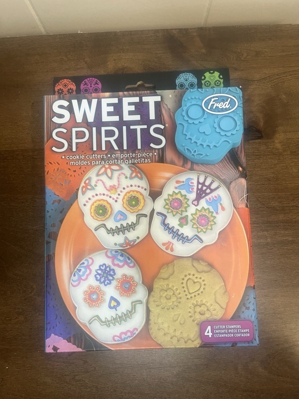 Day of the dead cookie cutters set of 4