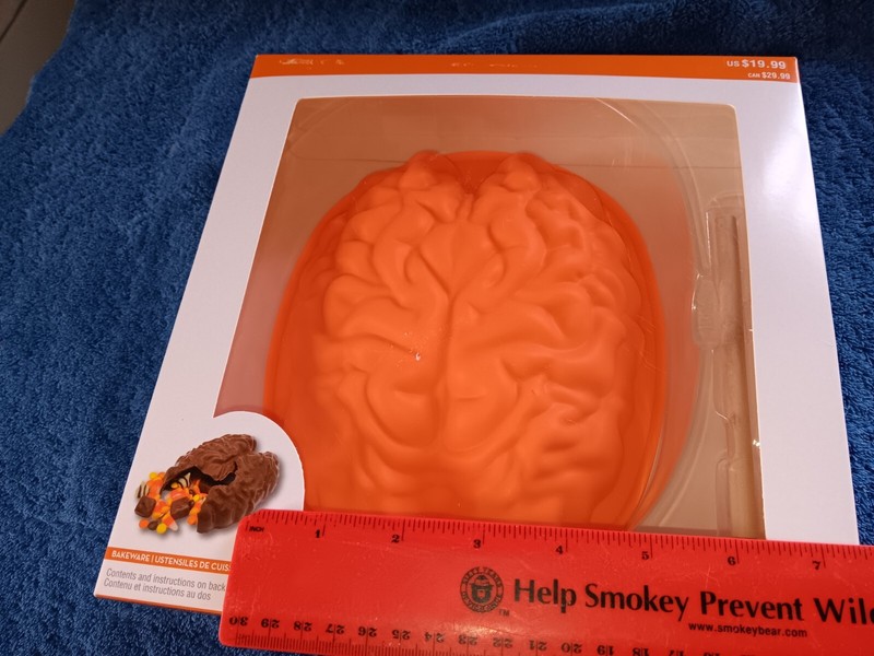 Celebrate It Halloween "Brain" Chocolate Smash Mold Kids Cook New Hammer Box $$ gallery