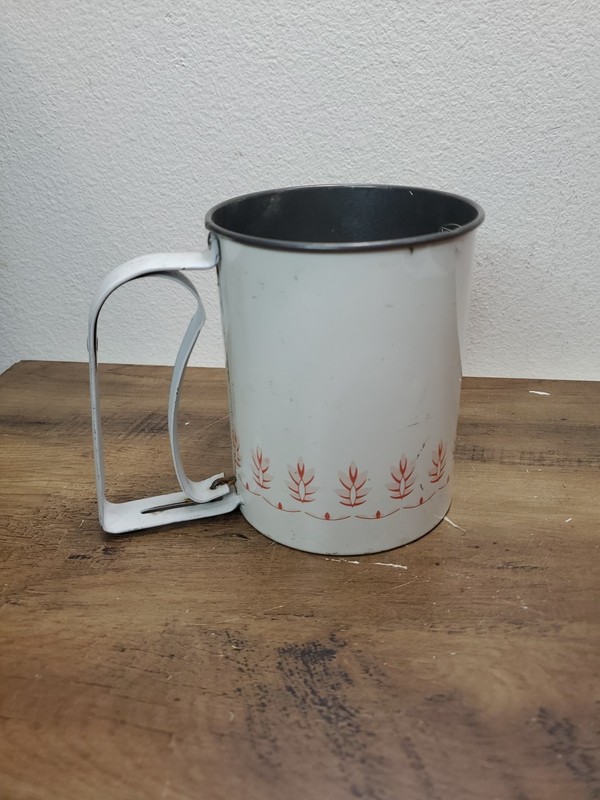 Old School Androck Flour Sifter Vintage 3 cup Red Wheat Design gallery