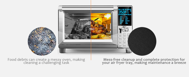 Oven Liners for Bottom of Oven - 5 Pack Large Heavy Duty Mats, 17”x25” Non-Stick gallery