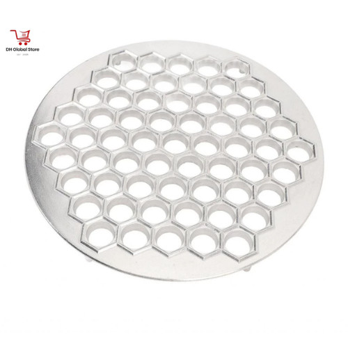 NEW Russian Pelmeni Maker 61 Holes Aluminum Dumpling Ravioli Metal Mold gallery
