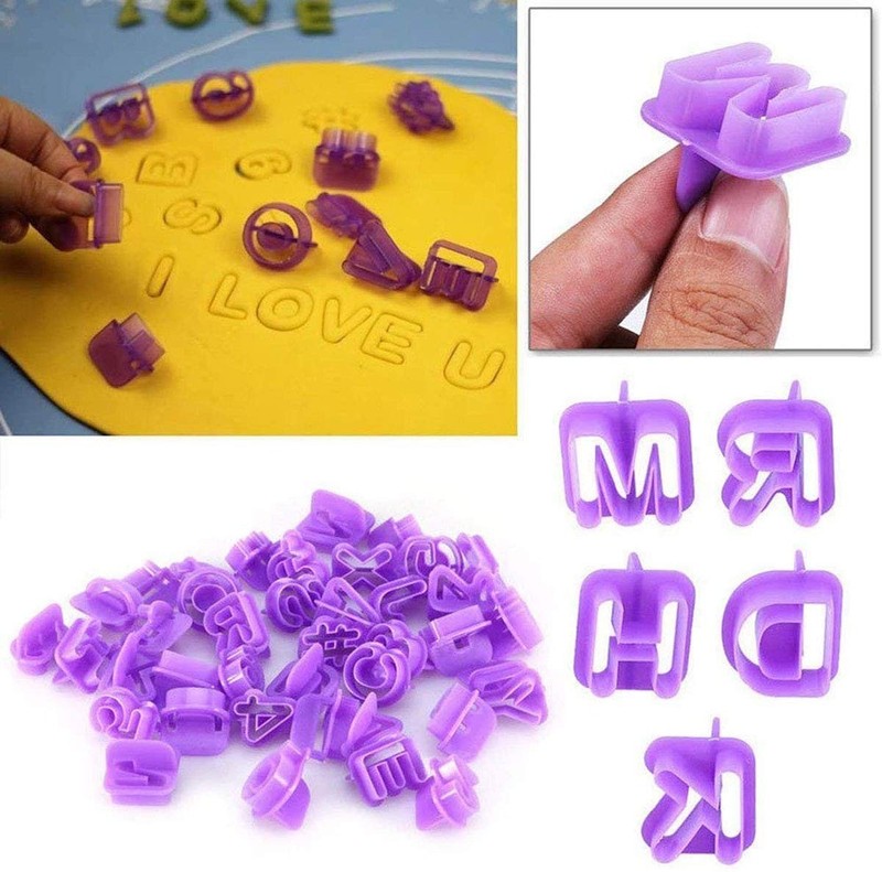 Fondant Letter Cutters, Alphabet Cutters, Letter and Number Fondant Cutter Se... gallery