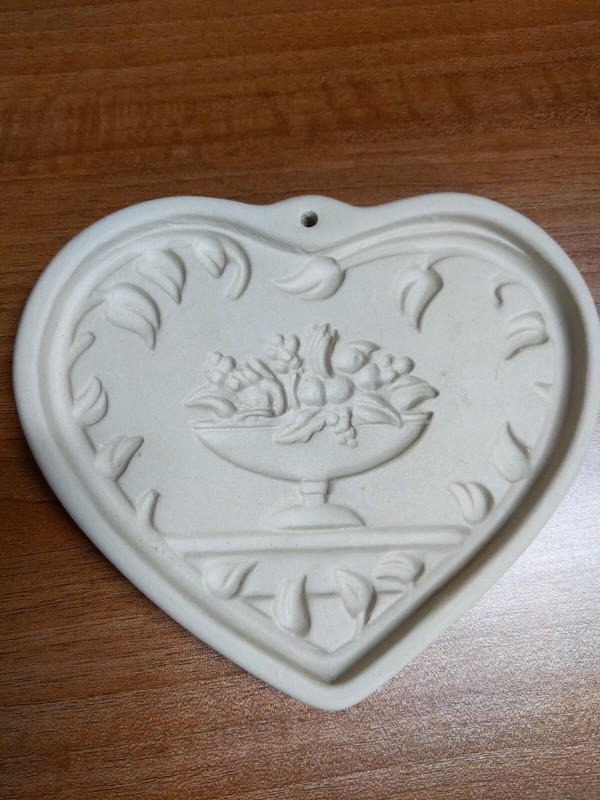 Pampered Chef Come to the Table Heart Cookie Mold #2913 1999
