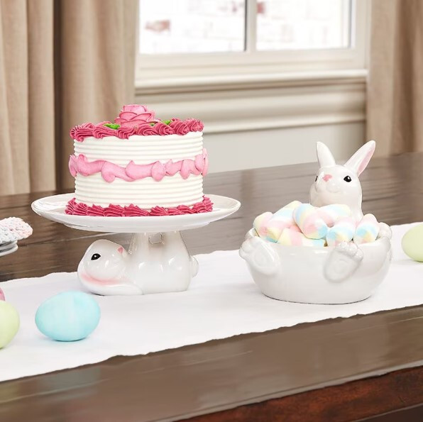 Bunny Cake Stand (OR) Bunny Bowl