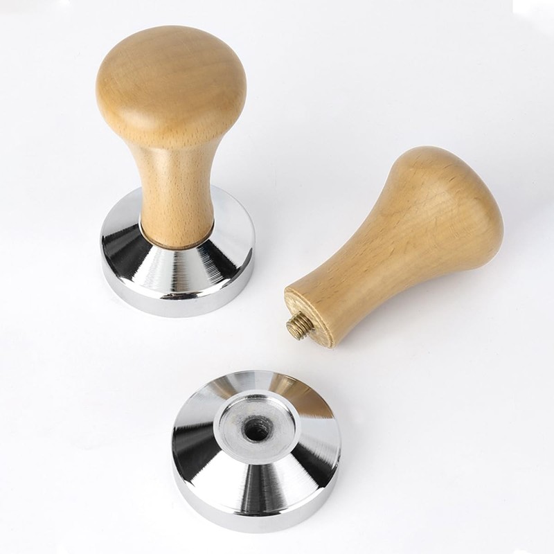 Coffee Tamper, Stainless Steel Espresso Bean Press Base Espresso... gallery