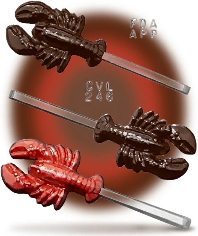 Lobster Lollipop Chocolate Candy Mold 246 NEW gallery