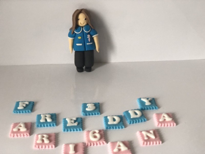 Nurse doctor sister hospital medication personalised 3D cake topper decoration gallery
