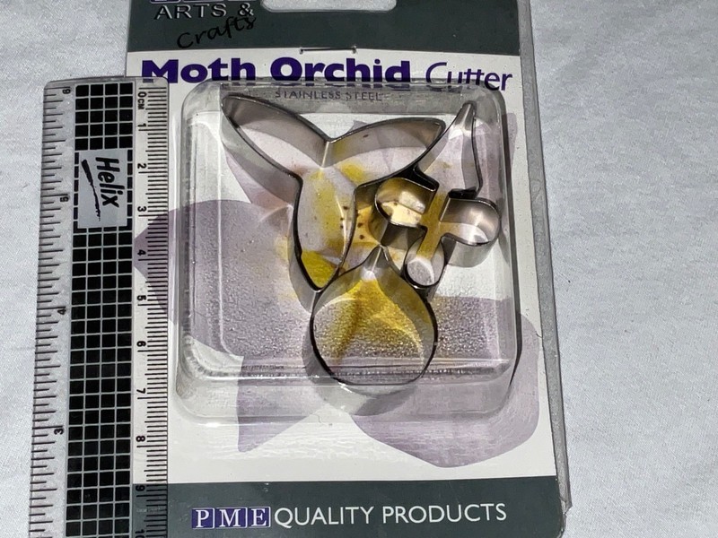 PME Arts & Crafts MOTH Orchid Cutter 3 Pc Set Fondant Mold Flower Decorate Sugar gallery