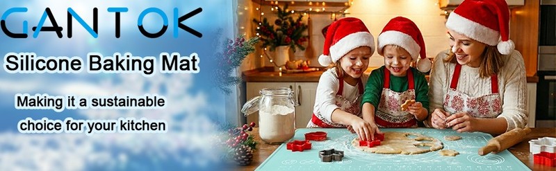Silicone Pastry Mat 28" x 20" Extra Thick Silicone Baking Mat with Measurements gallery