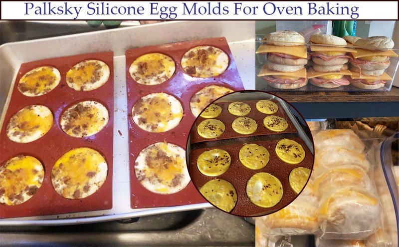 Silicone Egg Bite Molds, 2Pack 12-Cavity Muffin Pan for Baking, Tarts, Nonstick gallery