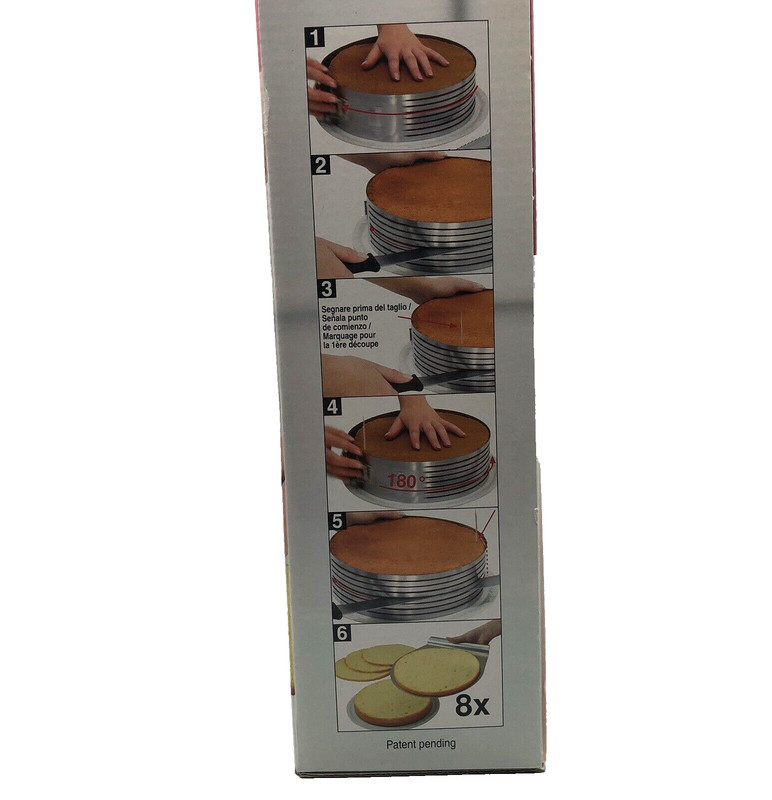 ZENKER 8 Layer Cake Slicer Ring Tool 26/28cm 10”/11” Stainless Steel gallery