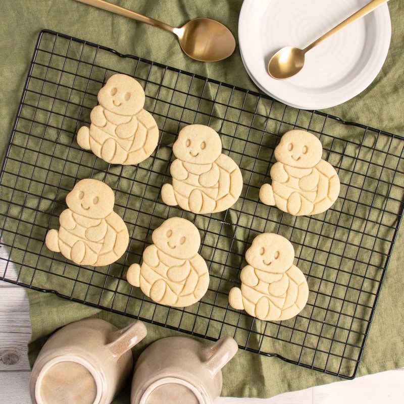 Happy Baby Tortoise Cookie Cutter - back to school baby shower cute animal party gallery