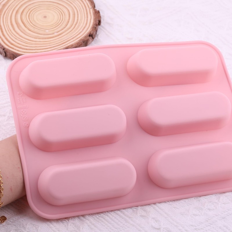 Silicone Chocolate Molds 6 Cavity Granola Bar Energy Bar Making Molds gallery