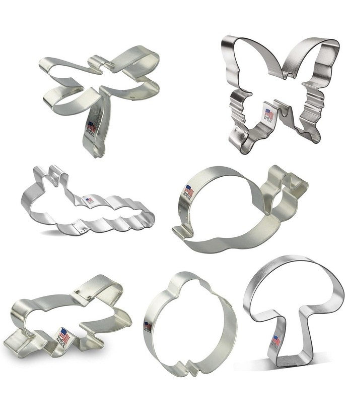 Foose 7 Piece Cookie Cutters Backyard Critters!