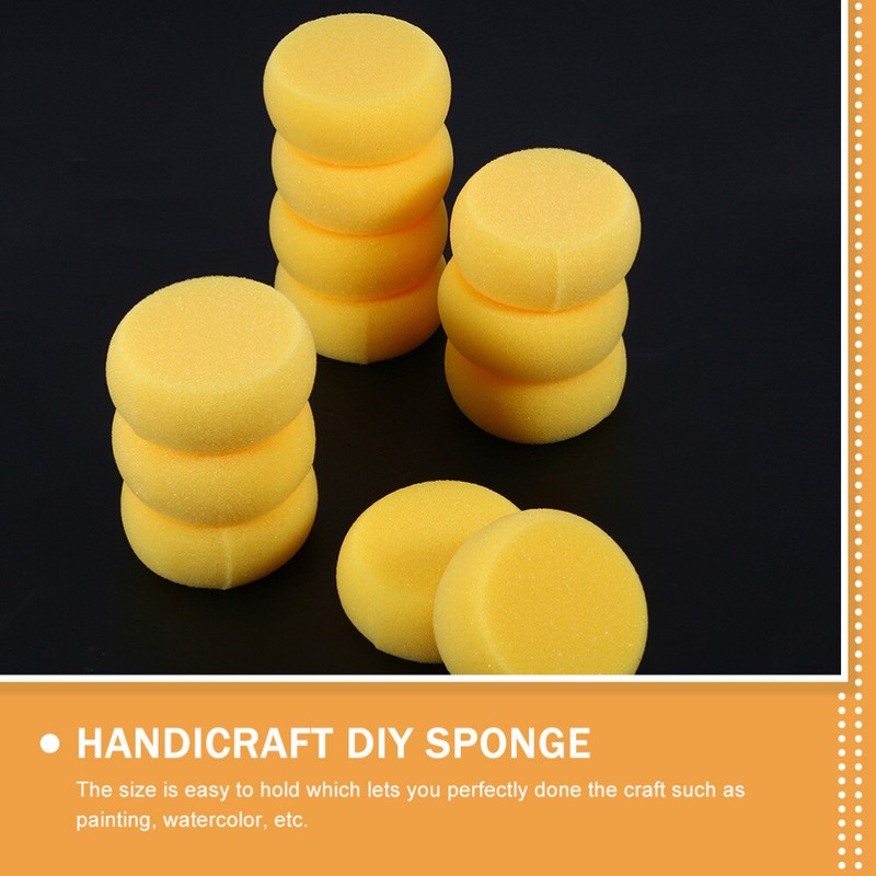 8pcs Pottery Clay Sponge Sponge Art Safe Supple Paint Sponges for School Gift gallery