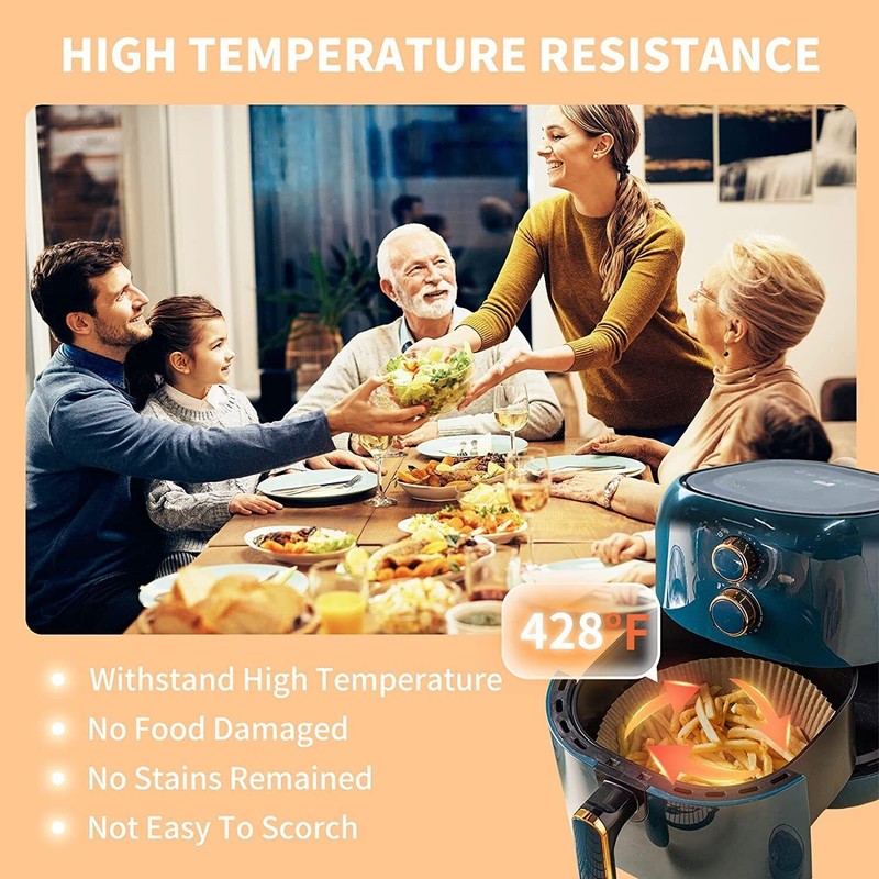 Air Fryer Disposable Paper - Non Stick ( Pack 100 & 200) gallery