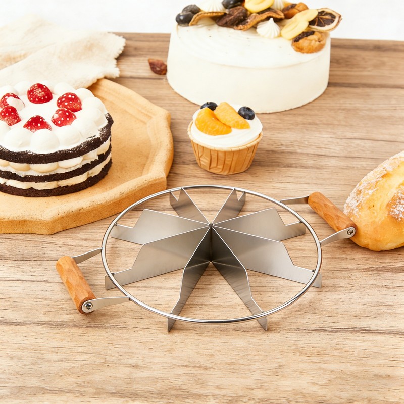 SOTECH Multi-Blade Pastry Pizza Cutter (6/10 Cuts) Perfect Portion Slicer Tool gallery
