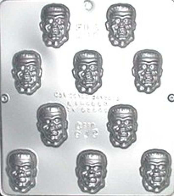 Monster Face Chocolate Candy Mold Halloween 943 NEW gallery