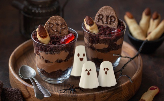 3D Ghost Silicone Molds 2-Pack Non-Stick 9-Cavity for Candy Jelly Cake Halloween gallery