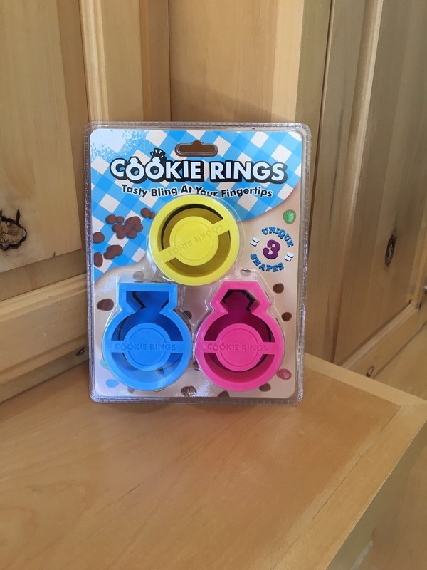 Cookie Rings Cutter- 3 Pieces – Biscuit – Wedding – Finger Bling – New