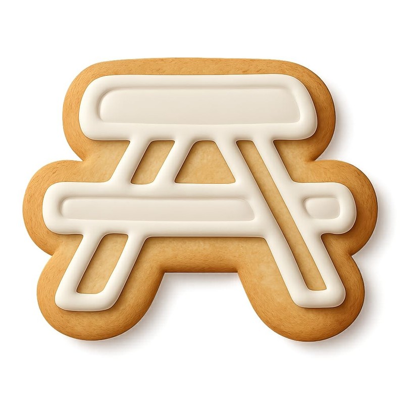 Picnic Table Cookie Cutter & Stamp, Fondant & Clay - 4x3.5 gallery