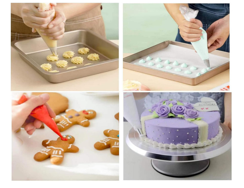 100pcs 12in Disposable Piping Bags Anti Burst Cake Decorating Pastry Bags gallery
