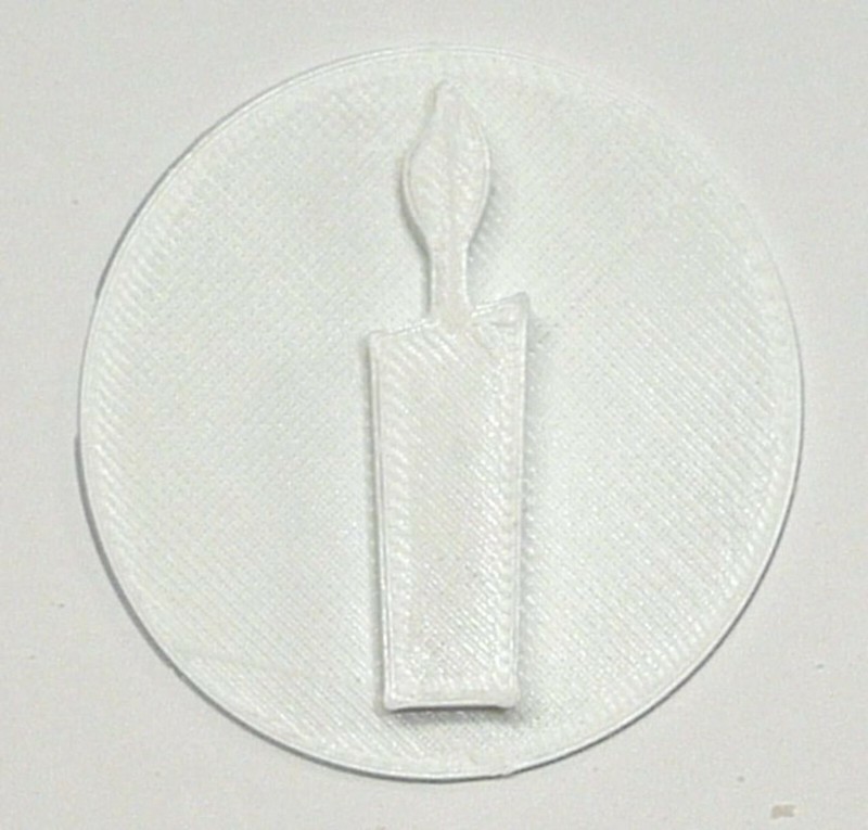 CANDLE DESIGN BIRTHDAY WEDDING CHRISTMAS COOKIE STAMP EMBOSSER USA PR4283