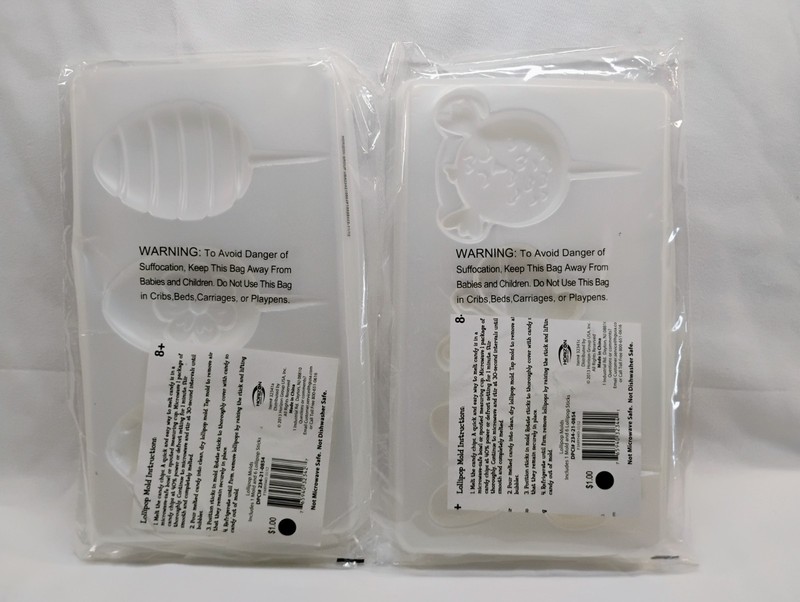 (2)Wilton Cookie Candy Spring Mold Sets + (2) Horizon Lollipop Molds (READ) Lot gallery