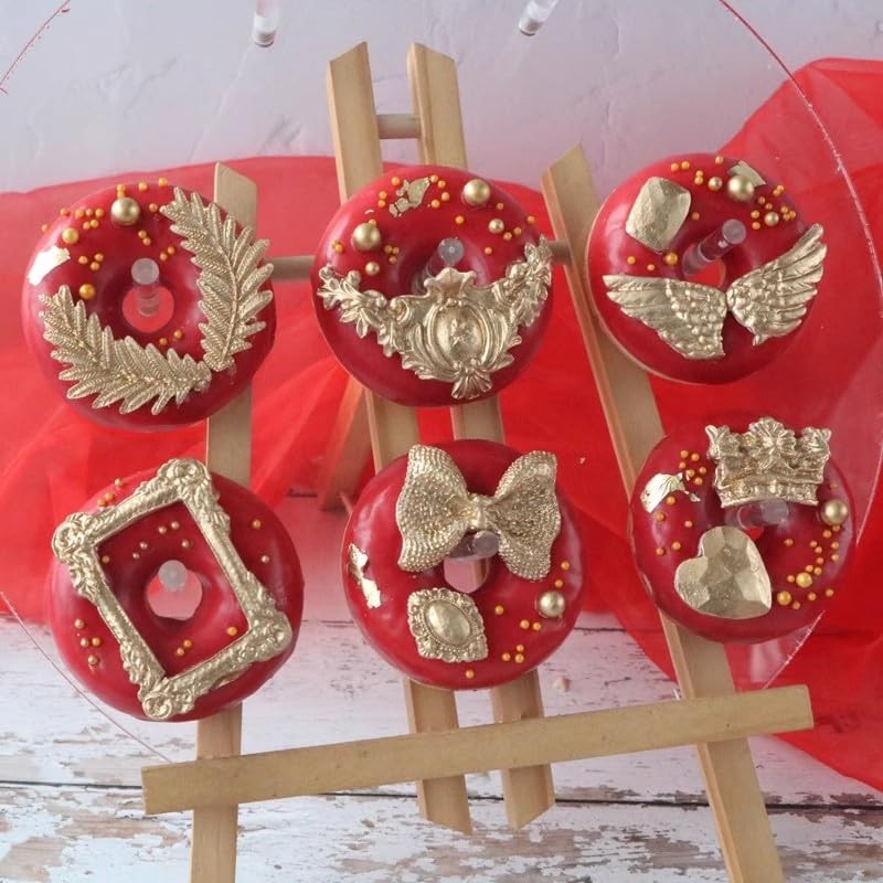 Photo Frame Fondant Molds Picture Frames Silicone Mold Vintage Frame Molds 4pcs gallery