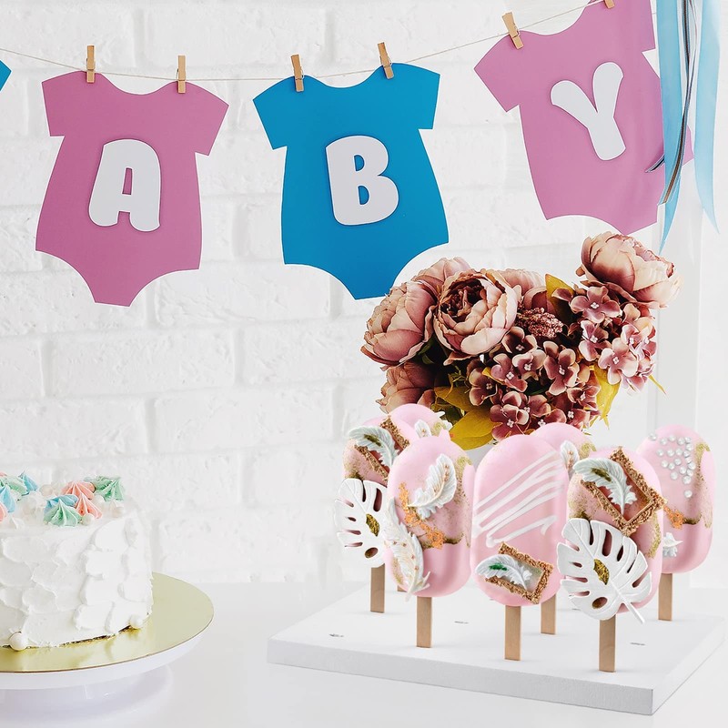 2 Pcs Wood Cakesicle Stand Display - 12 Count Cake Pop Sticks Holder Reusable... gallery